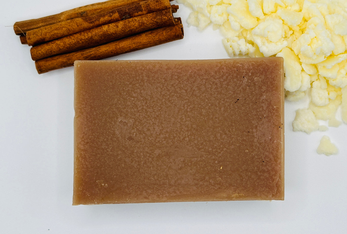 Cinnamon Vanilla Tallow Wild Pasture Soap with Organic Coconut Oil, Organic Avocado Oil, Organic Sweet Almond Oil, Organic EVOO, and Farm-Fresh Tallow, 5.0 oz Bar